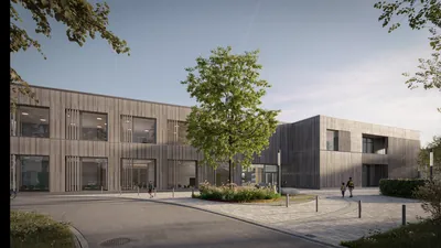 Marienschule Pausenhof — BIM-Modell und Visualisierung der Freianlage